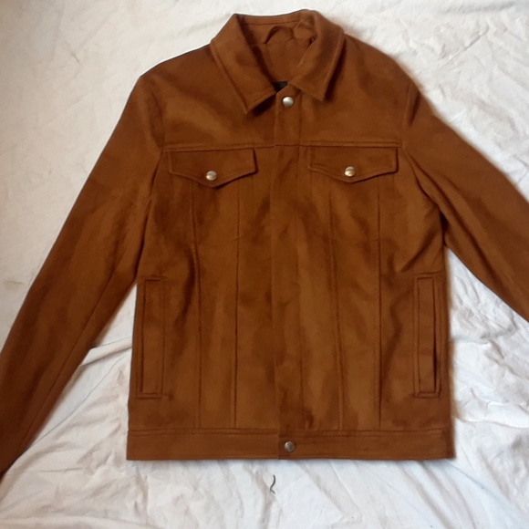 Topman Brown Bomber Jacket men’s XXS - Picture 1 of 7